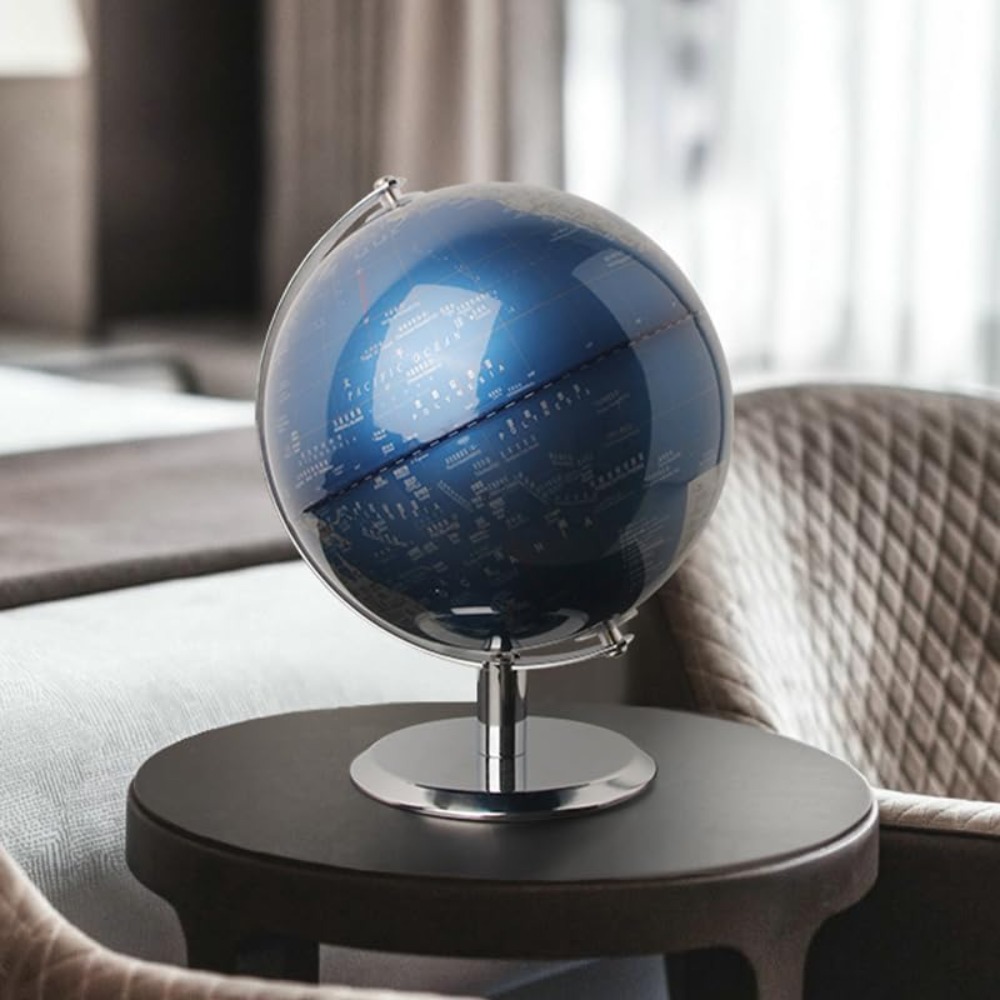8 Inch World Globe with Stainl - مراجعة Office Tech Products وسعره