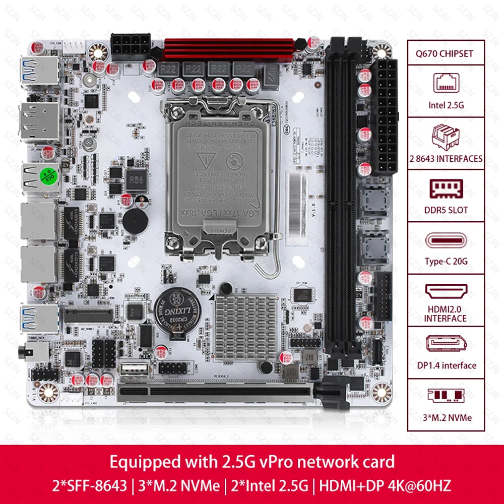 Q670 ITX NAS Motherboard Kit,  - مراجعة Office Tech Products وسعره