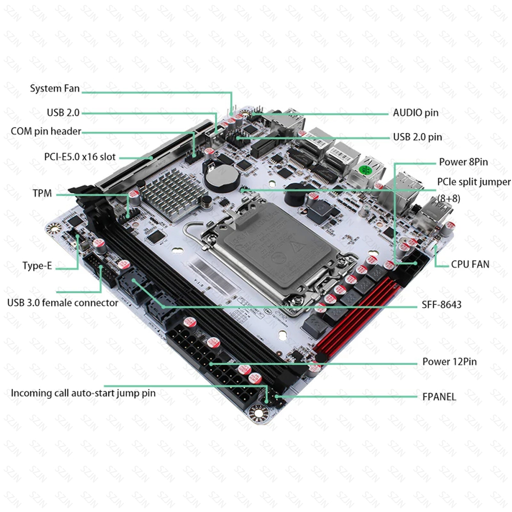 Q670 ITX NAS Motherboard Kit,  - مراجعة Office Tech Products وسعره